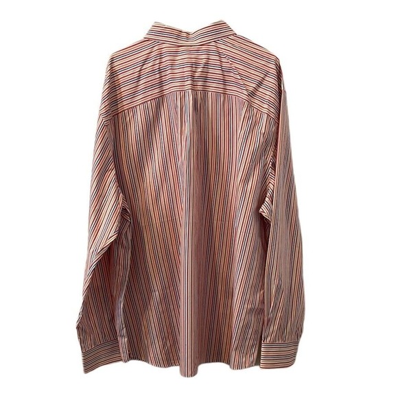 Eddie Bauer Wrinkle Resistant Multicolored Long Sleeve Button Down Size 3XL - Picture 2 of 8